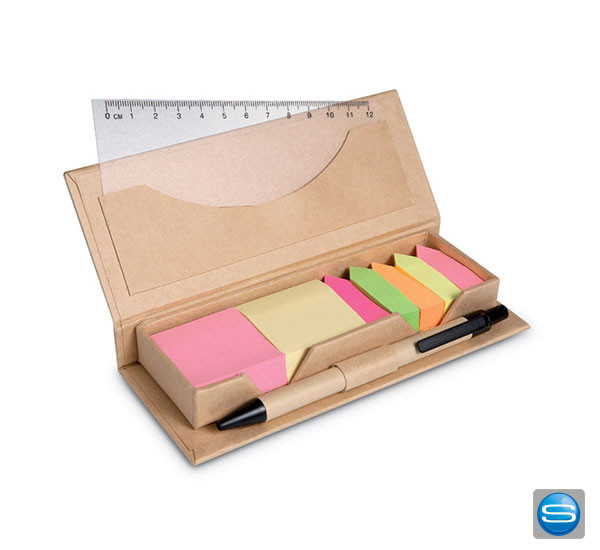 Spender für Haftnotizen mit Ihrem Firmenzeichen