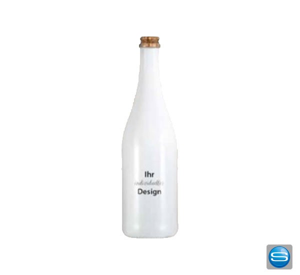 Secco Frizzante Flasche als Werbeträger mit Logodruck nach Wunsch