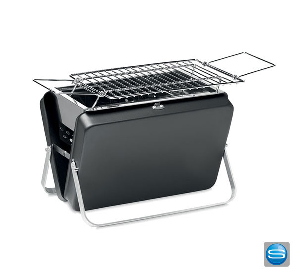 Tragbarer Grill aus Edelstahl mit Ihrem Firmenzeichen