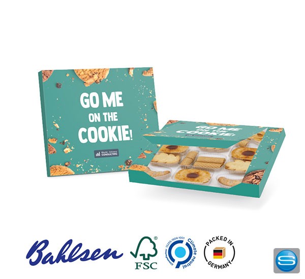 Bahlsen Keksmischung als individueller Werbeträger