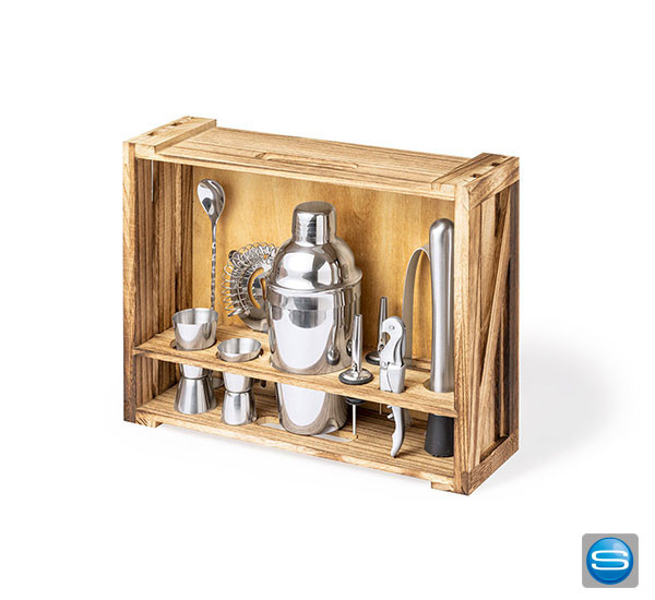 Cocktail-Set individuell mit Ihrer Werbebotschaft veredelt