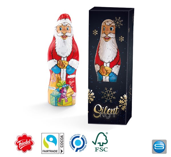 Riegelein Weihnachtsmann als Werbegeschenk