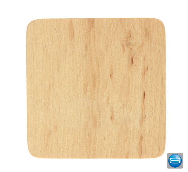 Untersetzer aus unbehandeltem Holz zum gravieren