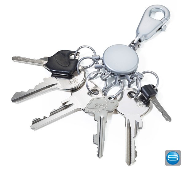 TROIKA Patent Schlüsselanhänger mit Ihrem Logo veredelt