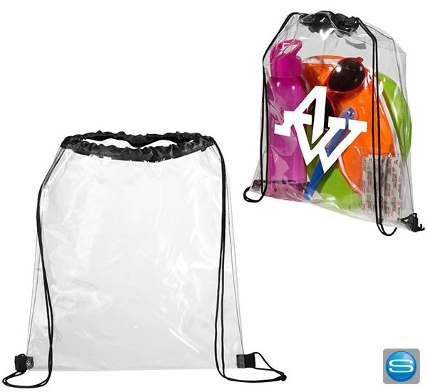 Transparenter Turnbeutel als Werbegeschenk bedrucken