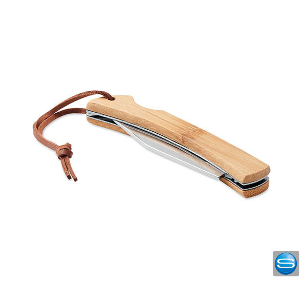 Klappbares Messer aus Edelstahl mit Ihrem Logo