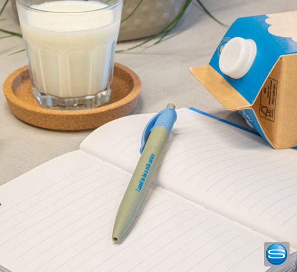 Kugelschreiber aus Milchkarton zum bedrucken