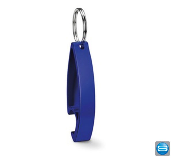 Kapselheber an Schlüsselring mit Logo veredeln