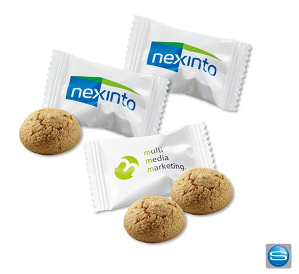 Amarettini als persönlicher Werbeartikel