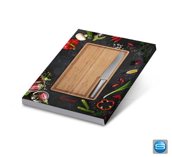 RICHARTZ CHEF de cuisine Chefmesser und Schneidebrett mit Logo