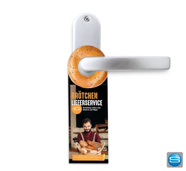 Werbeanhänger aus Karton mit Ihrem Motiv bedrucken