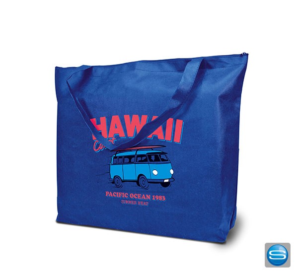 Non-Woven Taschen mit Reißverschluss als Werbetasche