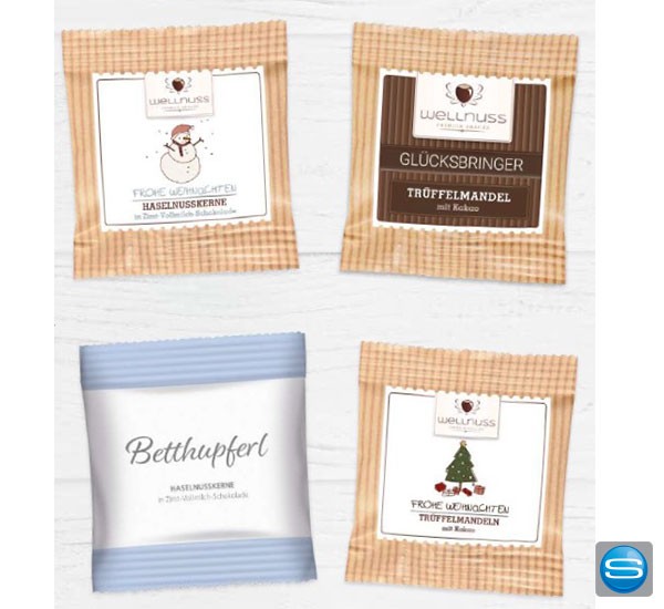 Exklusive Süßigkeiten im Mini Flowpack