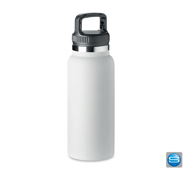 Doppelwandige Isolierflasche mit Ihrem Logo veredelt