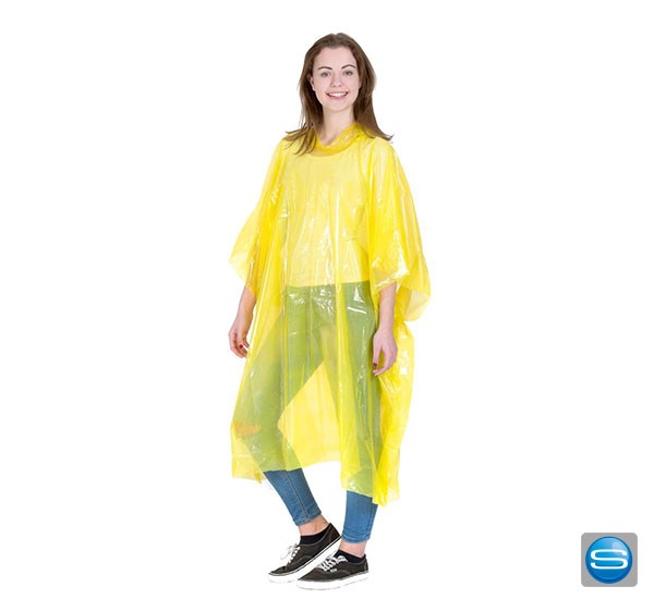 Einweg Regenponcho zum verschenken