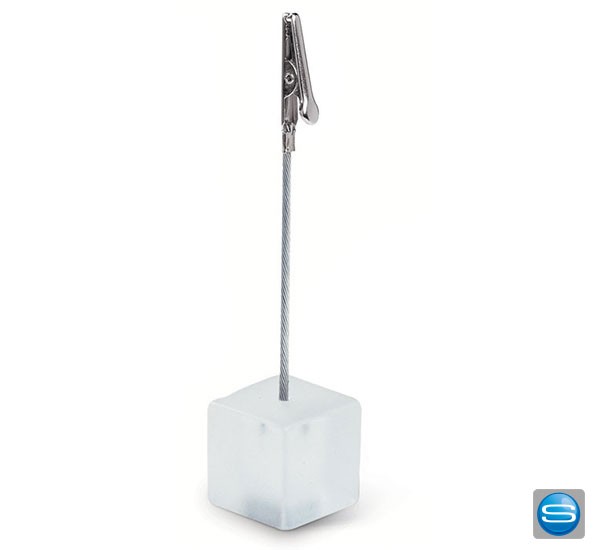 Notizhalter aus Acryl als Werbemittel