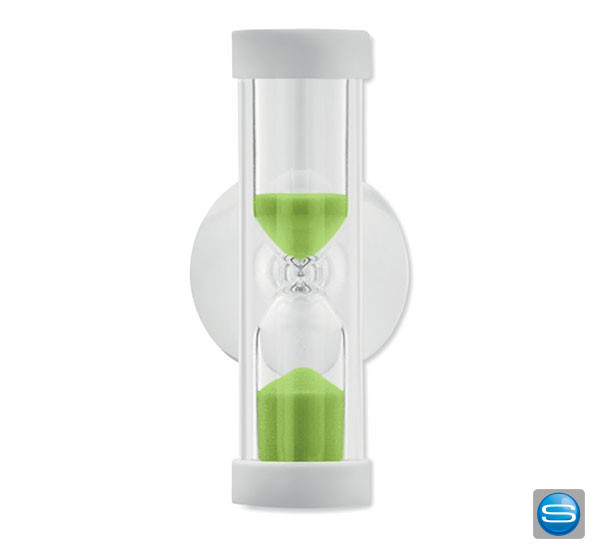 Sanduhr für die Dusche mit Ihrem Logo veredelt