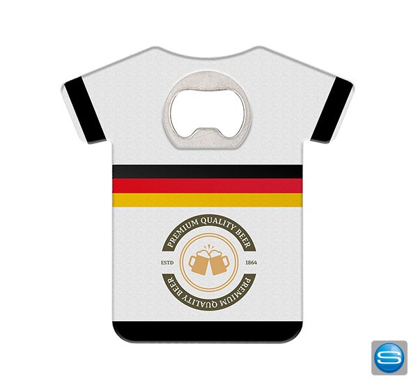 Flaschenöffner in Trikotform als Werbemittel