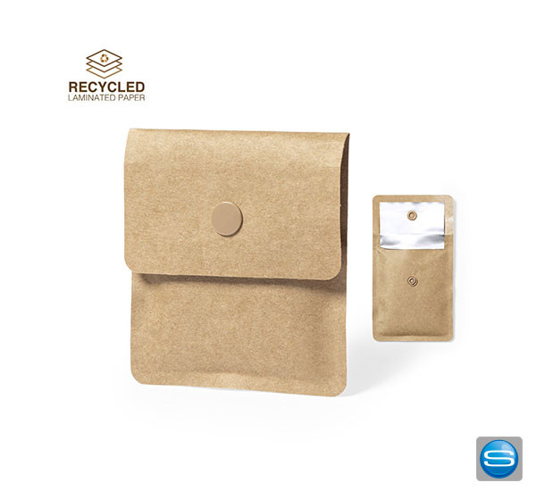 Bedruckbarer Taschenaschenbecher aus Recyclingpapier mit Ihrem Logo