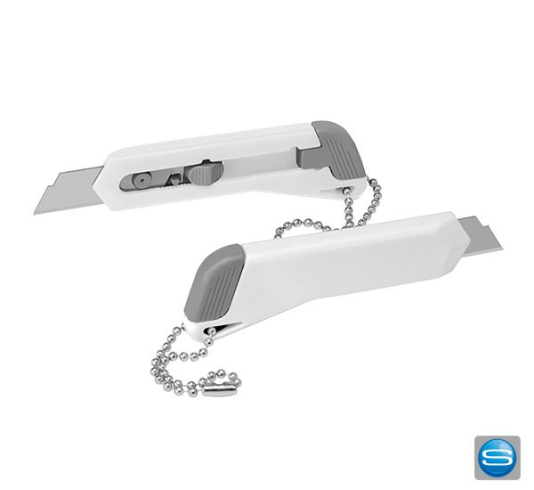 Mini Cuttermesser mit Feststellklinge als Werbegeschenk