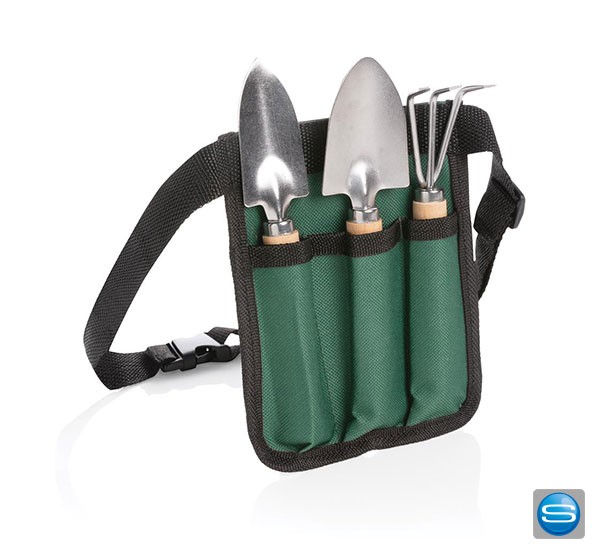 3-teiliges Gartenset mit Logo bedrucken