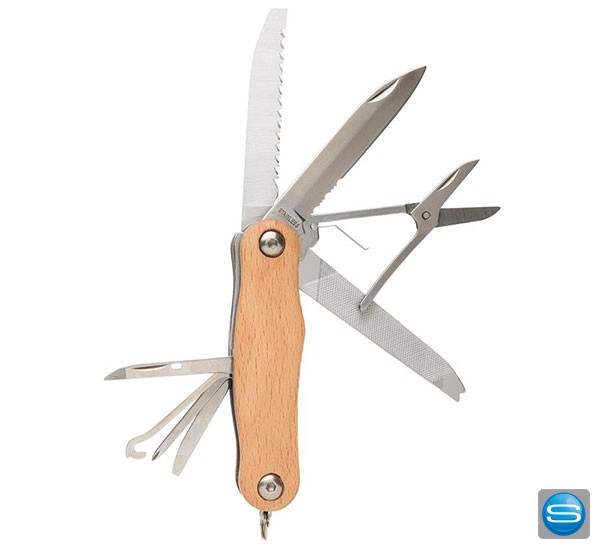 Holz Taschenmesser mit Logo