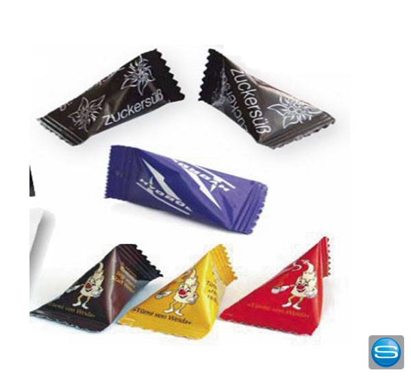 Zuckertetraeder - bedruckte Zuckertütchen mit Ihrem Logo