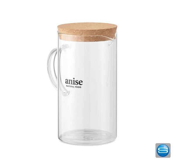 Wasserkaraffe mit Logodruck als Werbemittel
