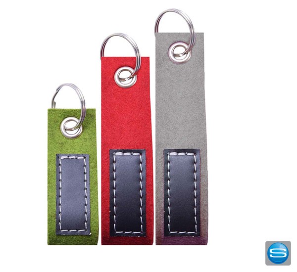 Schlüsselschlaufe mit Tafelfolie als Werbeartikel