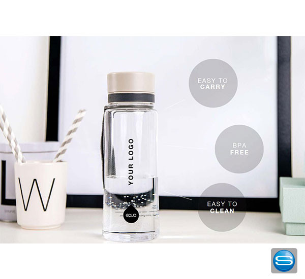 EQUA Tritan Flasche mit Logodruck
