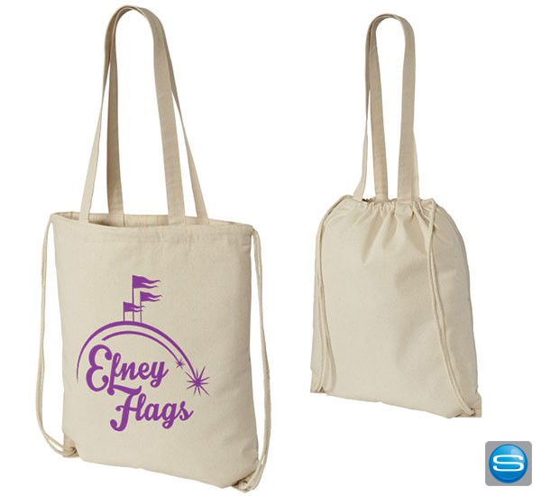 2in1 Turnbeutel mit Logo-Aufdruck