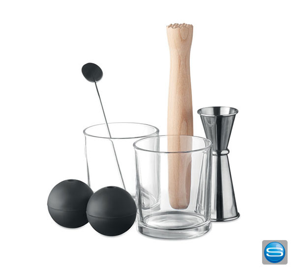 Cocktail Zubehör Set mit Ihrem Firmenzeichen