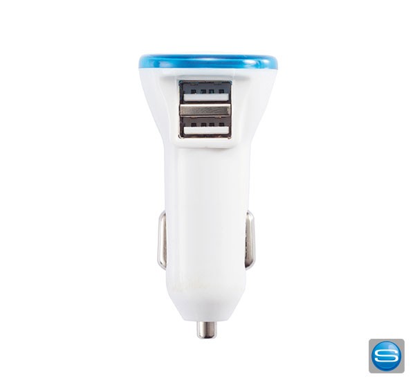 Leistungsstarkes Auto Ladegerät mit zwei USB Anschlüssen