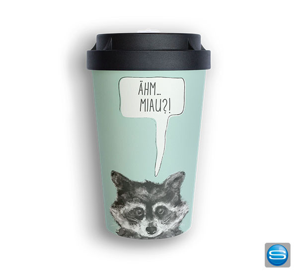 Nachhaltiger Mehrwegbecher aus dem Schwarzwald mit Rundumdruck