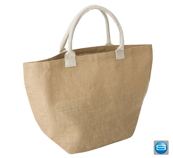 Einkaufstasche aus Jute mit Ihrem Logo bedrucken lassen