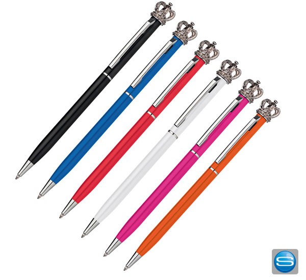 Drehkugelschreiber mit Krone für Ihre Kunden