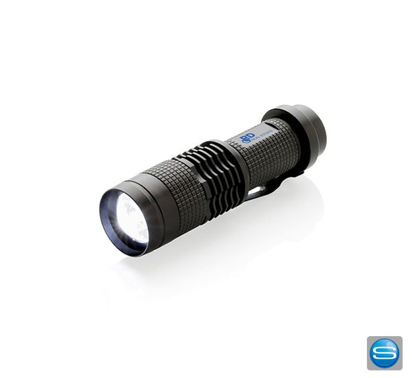 Kompakte 3W Cree Taschenlampe mit Logo bedruckt
