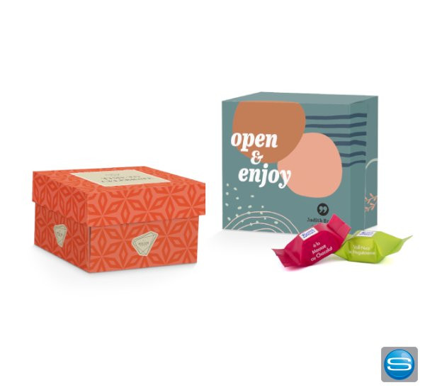 Präsentbox Eco Midi mit verschiedenen Füllvarianten als Werbeartikel