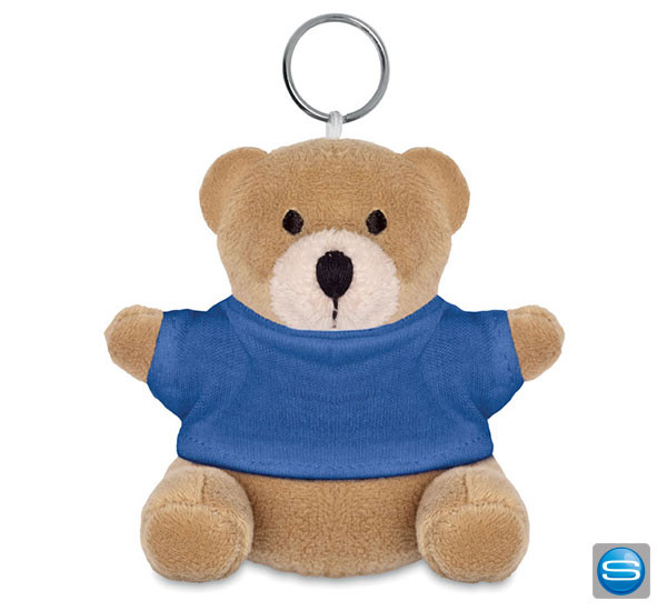 Schlüsselanhänger Teddy mit Ihrem Firmenlogo