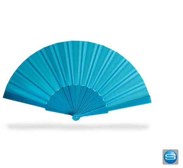 Sommerlicher Fächer mit Logodruck