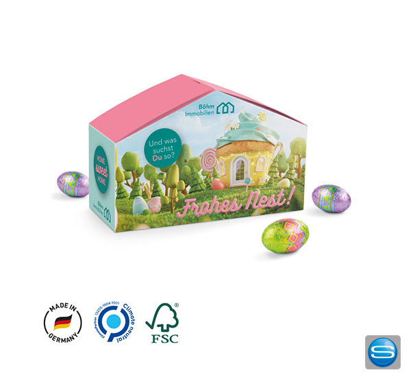 Haus Werbepräsent Ostern individuell bedruckbar