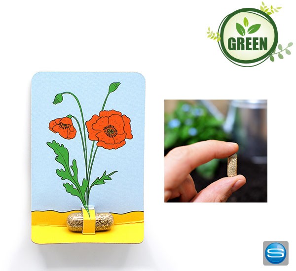 Seed-Pill als Werbegeschenk