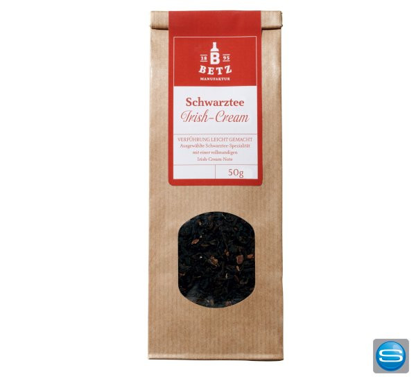 Schwarztee Irish Cream als Werbepräsent