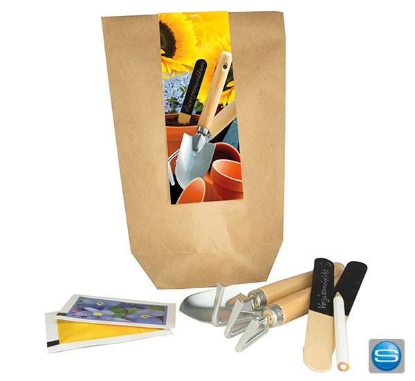Garten-Helfer SET mit Werbung bedruckt