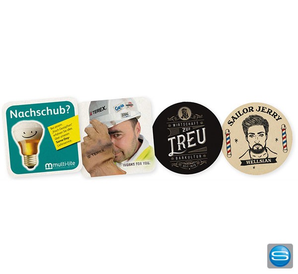 Bierdeckel bedrucken mit Ihrem Logo