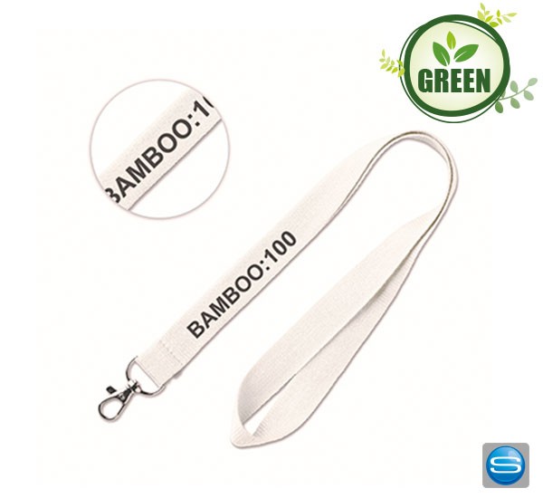 Einfache Lanyards aus Bambus mit eigenem Logo