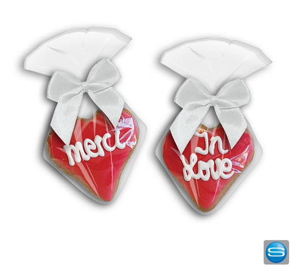 Lebkuchenherz Mini mit Ihrem Schriftzug