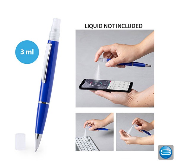 Hygiene Kugelschreiber mit Spray-Funktion