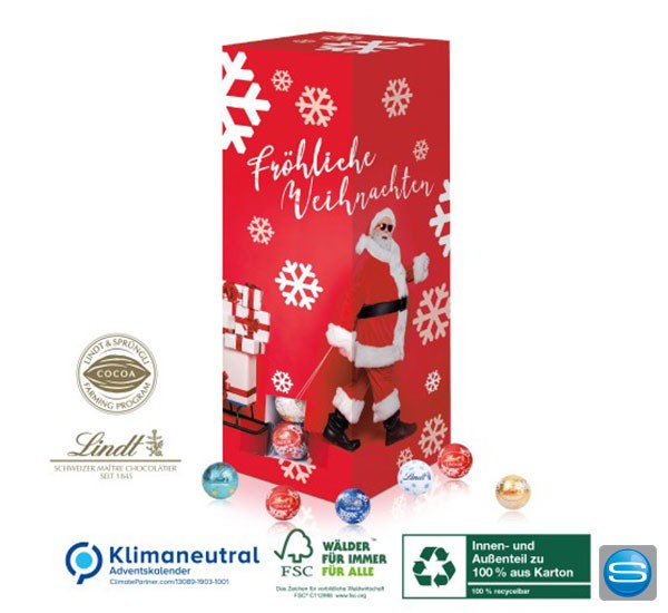 Lindt Adventsturm Adventskalender mit eigenem Motiv