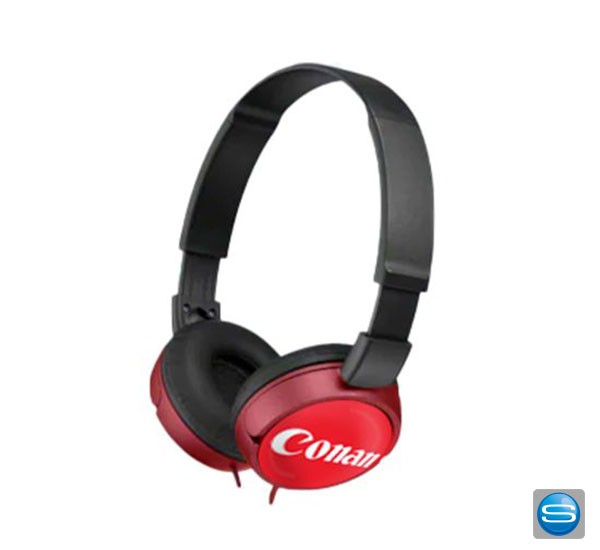 Sony Kopfhörer im Metallic-Look als Werbeartikel